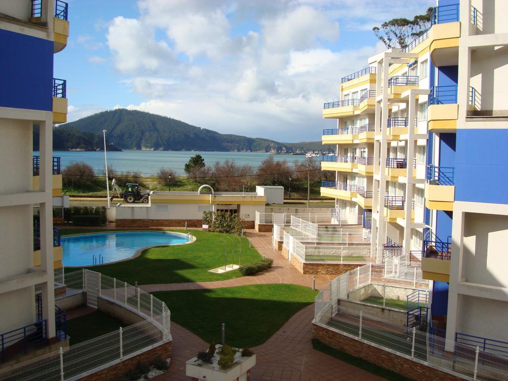 Apartamento Piscina Playa Cedeira Luaran gambar